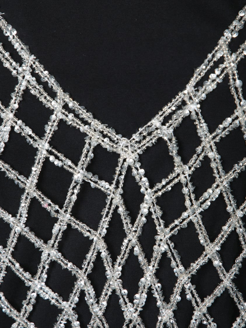 Pinko Short Sleeve Black Dress