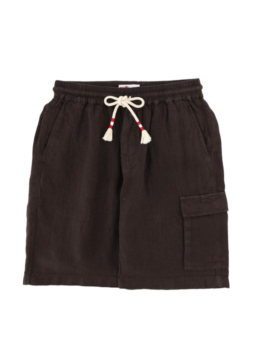 Mc2 Saint Barth Elastic Waistband Cargo Shorts