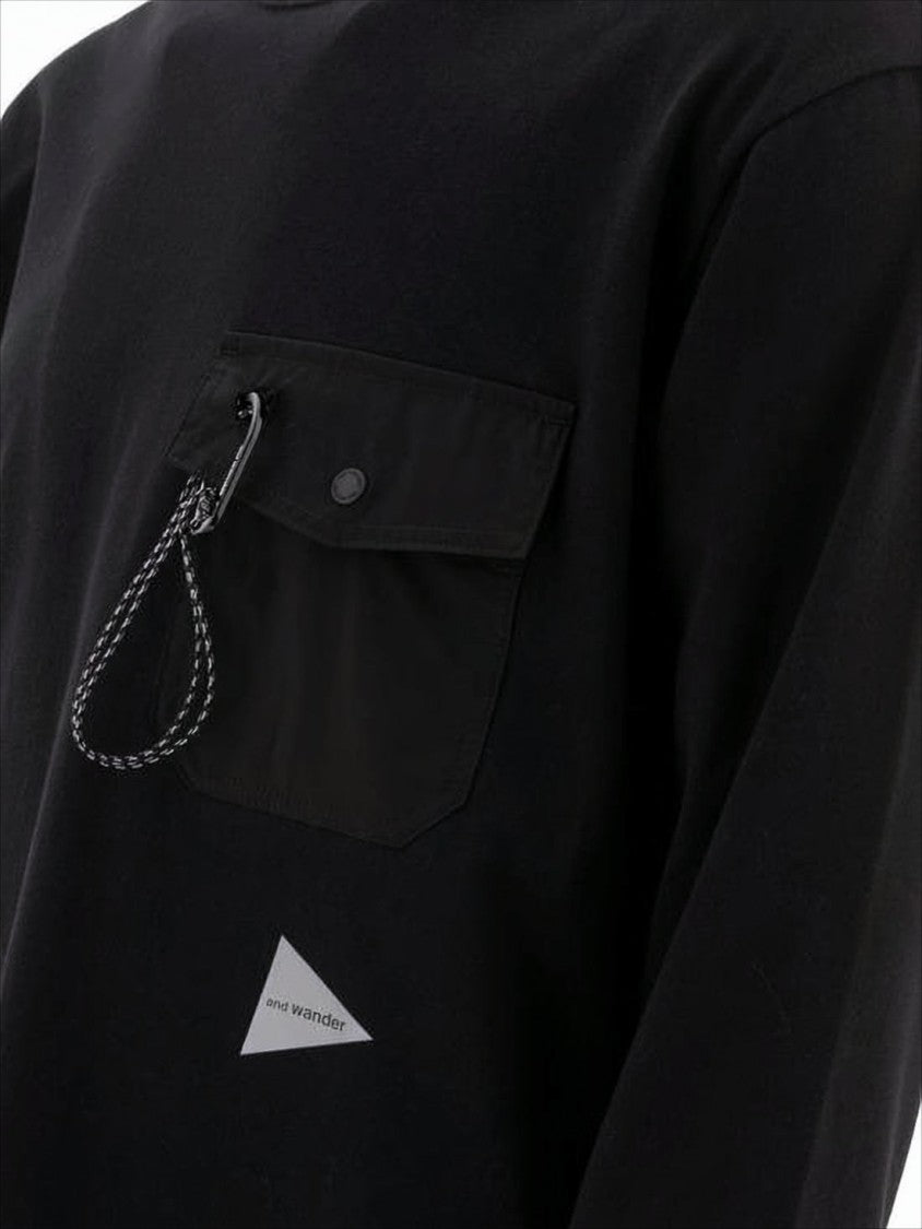 And Wander Relaxed-Fit Long-Sleeved Top With Unique Pocket Detail