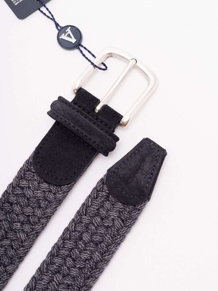 Anderson's Textured Grey Woven Belt