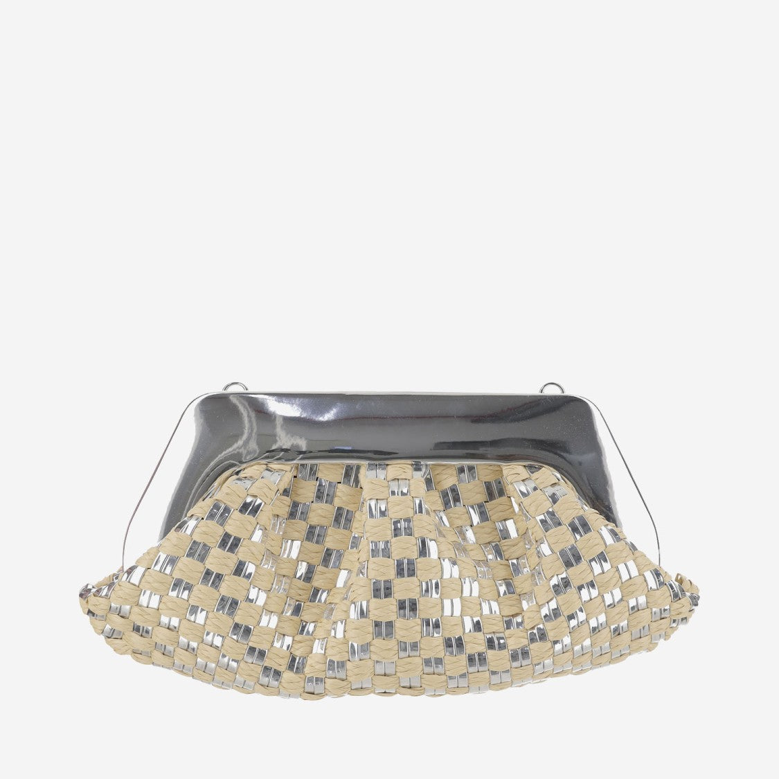 Themoirè Geo Bag With Woven Pattern