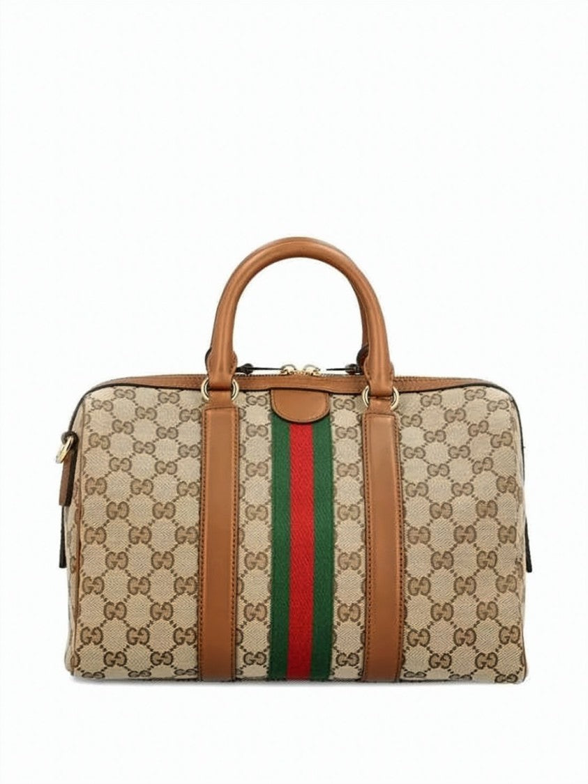 Gucci Gucci Medium Boston Bag In Classic Monogram Canvas