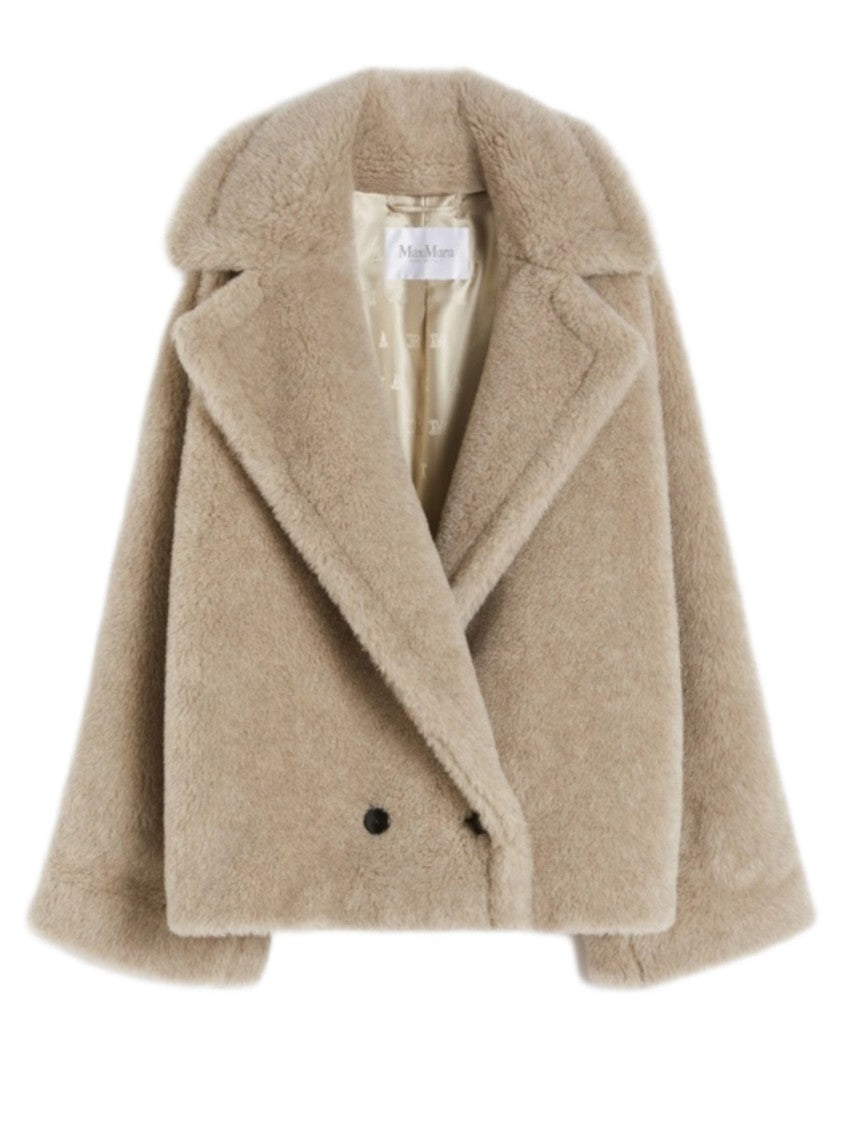 Max Mara Short Teddy Bear Texture Jacket