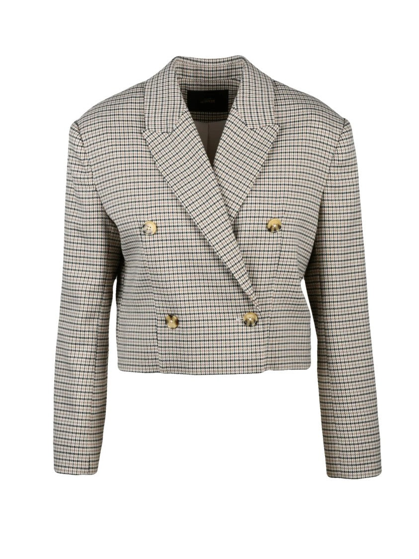 Twinset Actitude Beige Polyester-Blend Cropped Bolero