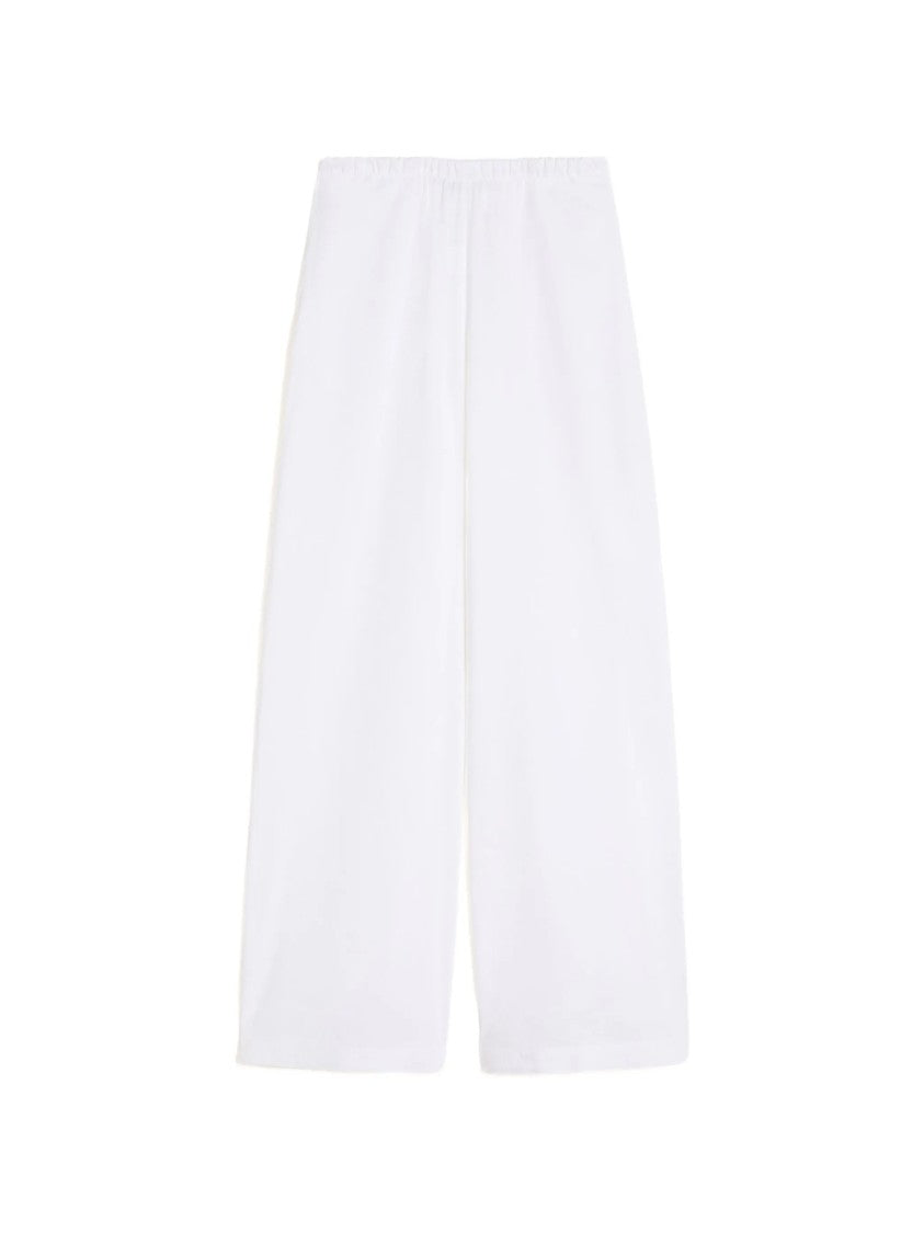 Max Mara Mxpdestin Relaxed Fit Fabric Wide-Leg Pants