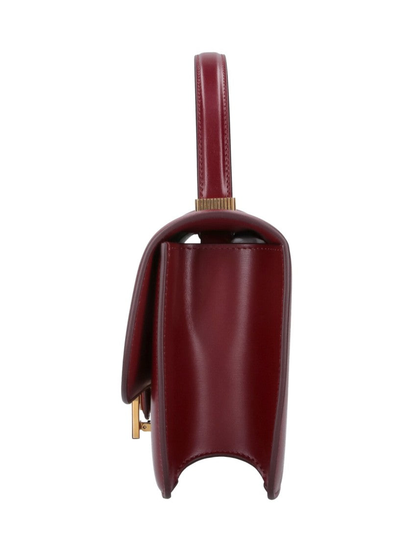 Khaite Red Medium Blake Flap-Closure Leather Handbag