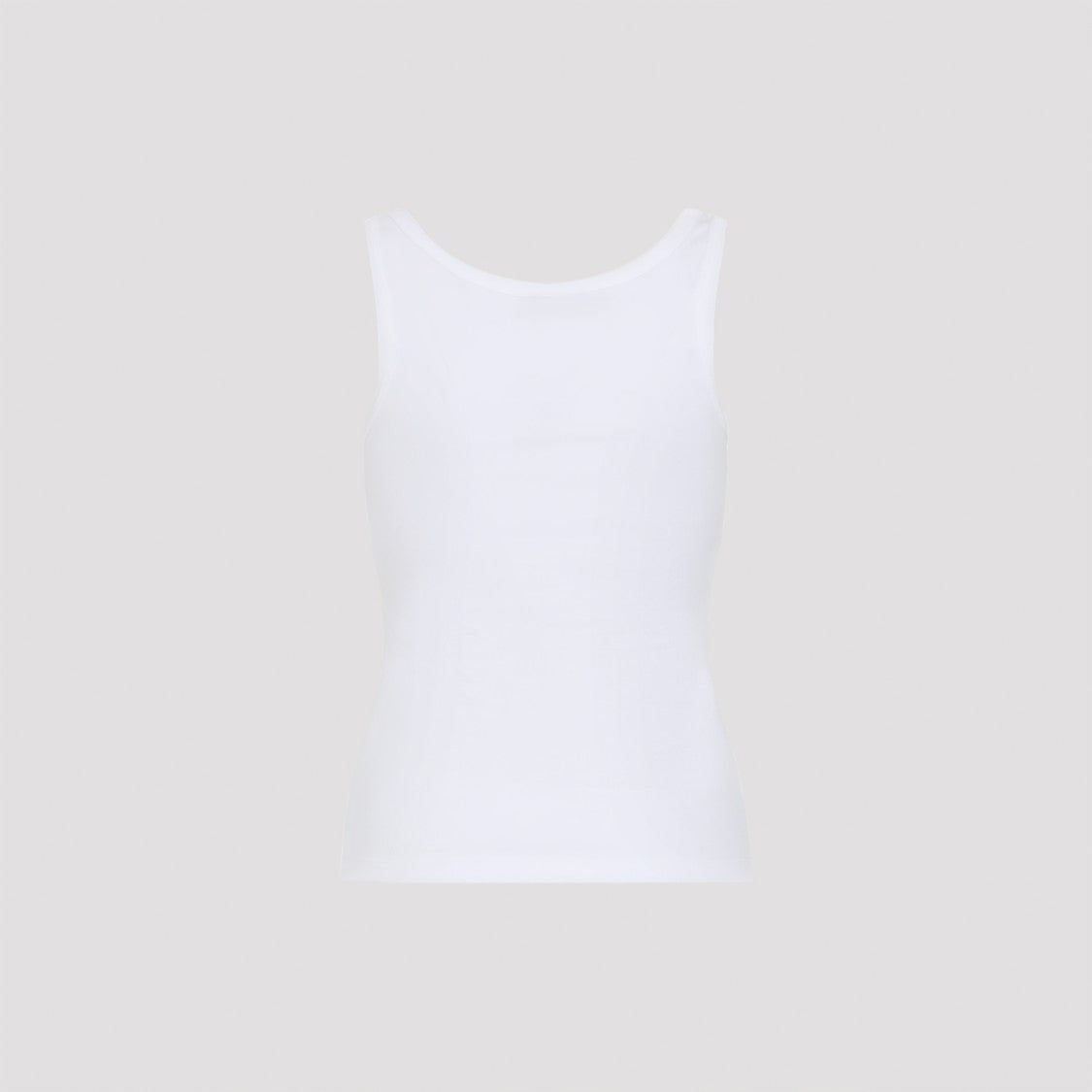 Versace White Cotton Tank Top