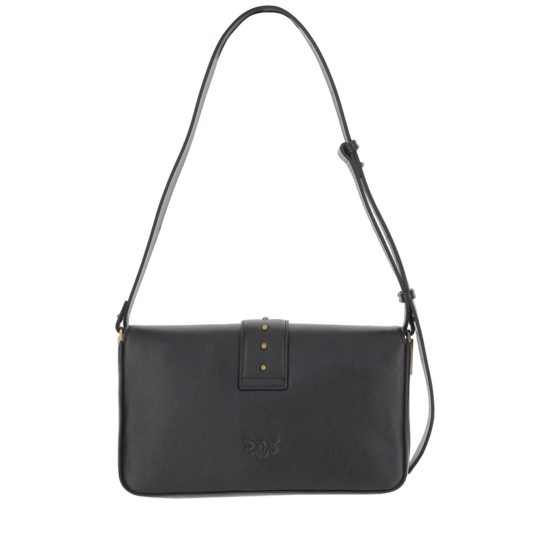 Pinko Leather Shoulder Bag With Logo