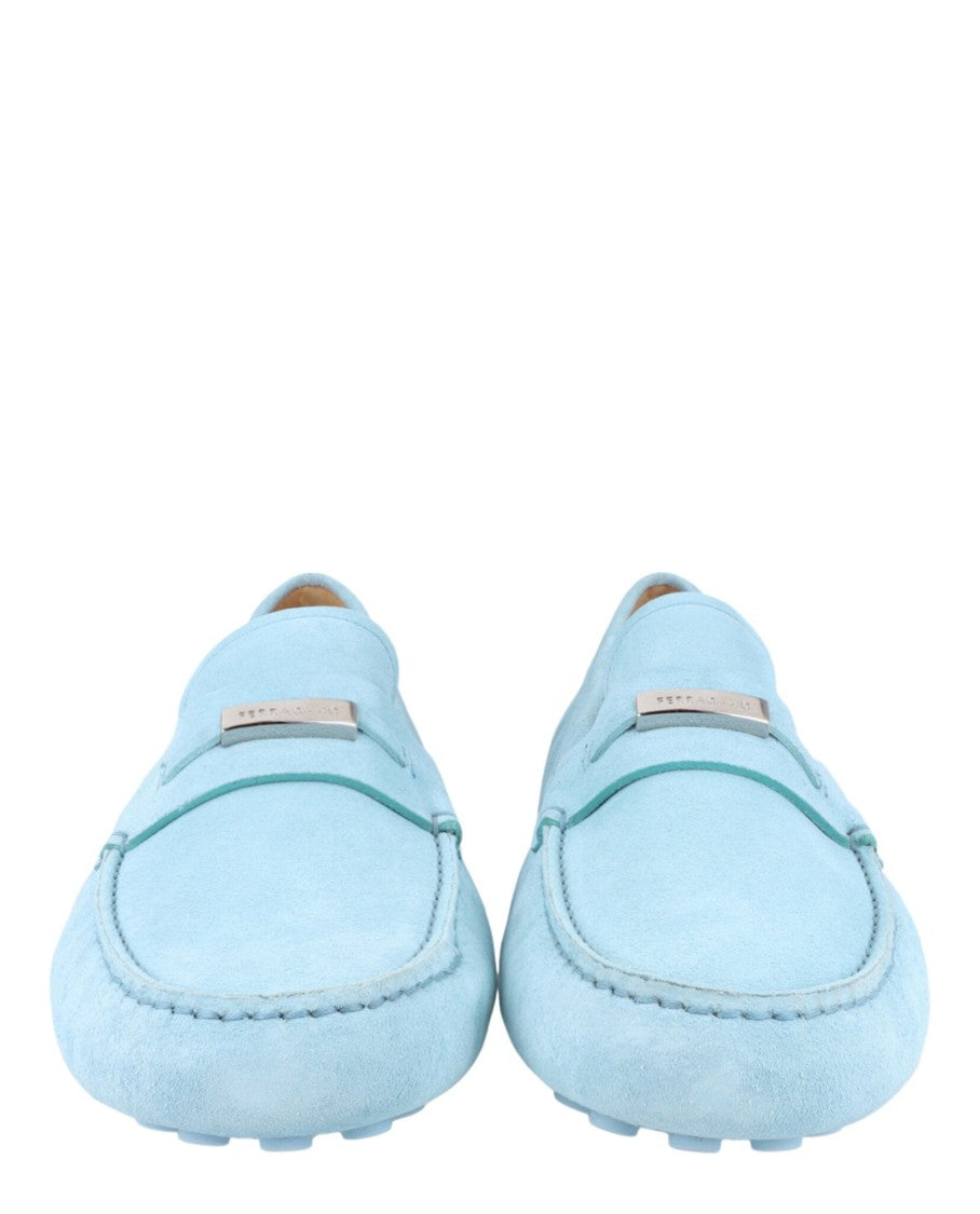 Ferragamo Grenoble Suede Drivers Shoes