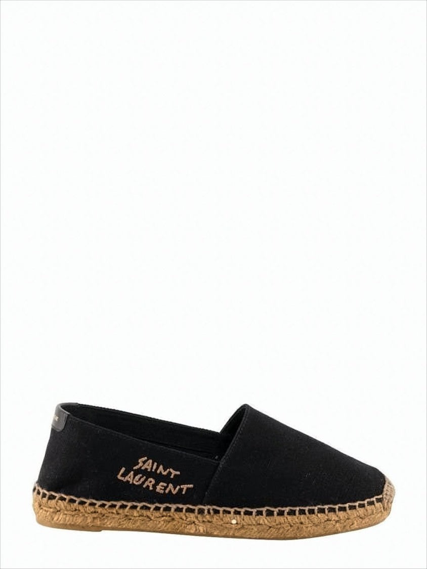 Saint Laurent Slip-On Espadrille Sneakers With Jute-Wrapped Midsole