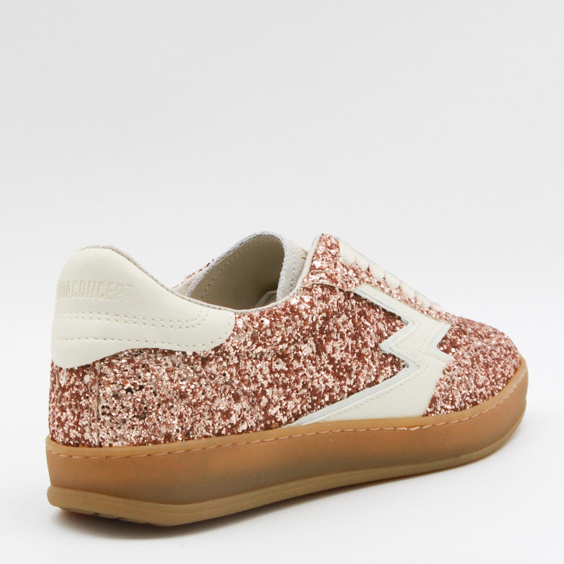 Moaconcept Sparkling Rose Gold Low-Top Sneakers