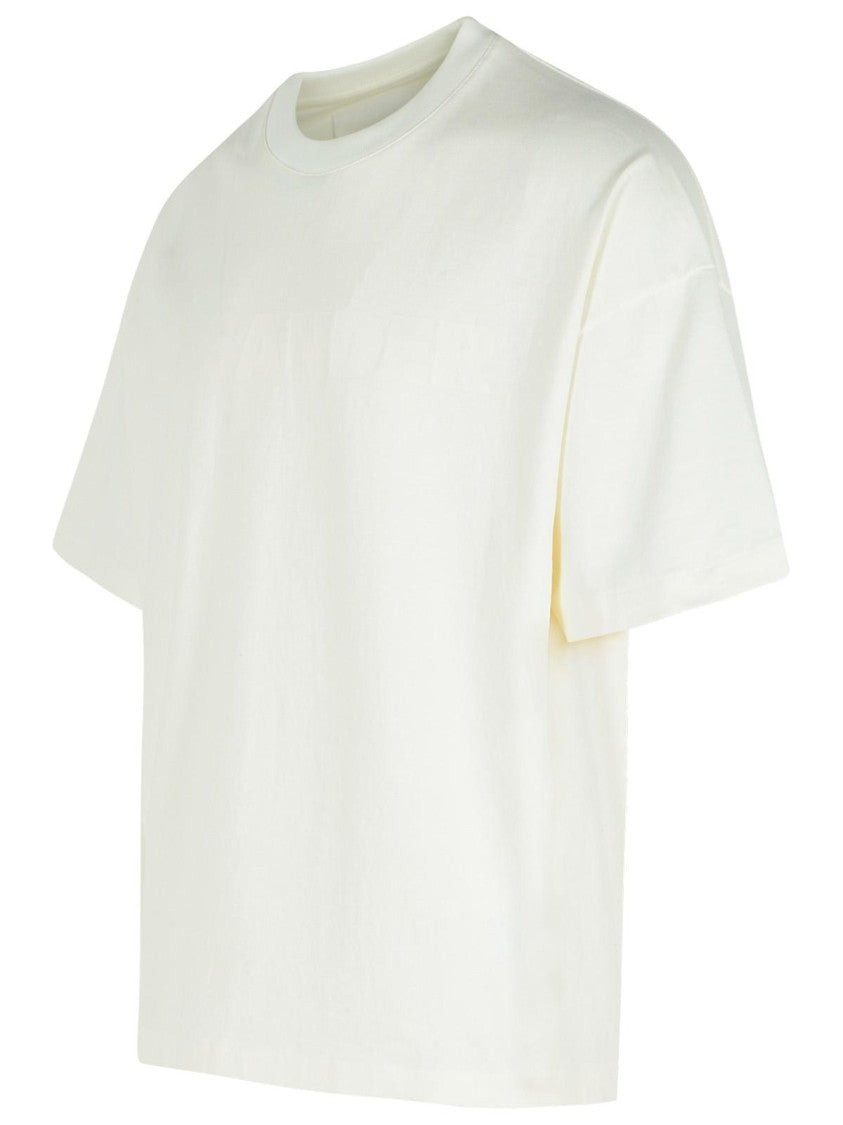 Jil Sander Ivory Cotton T-Shirt