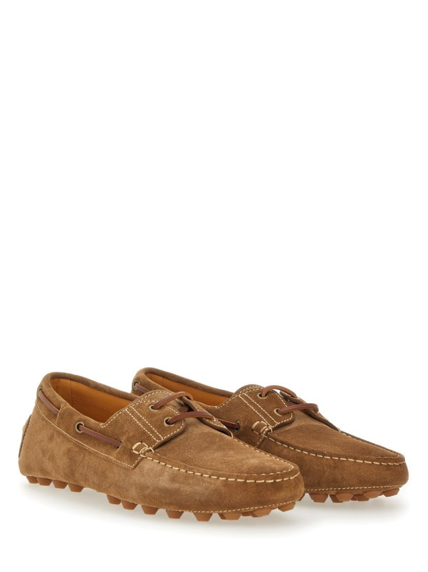 Tod's Moccasin Toe Calfskin Leather Loafer
