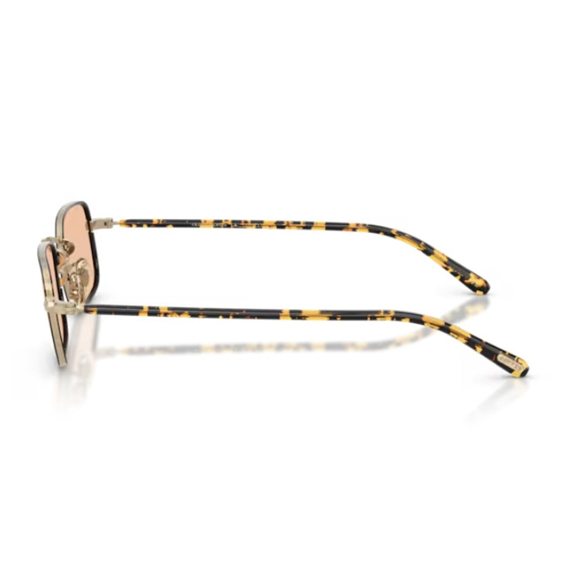Oliver Peoples Antique Gold Brymer Ov1366t Titanium Rectangular Sunglasses