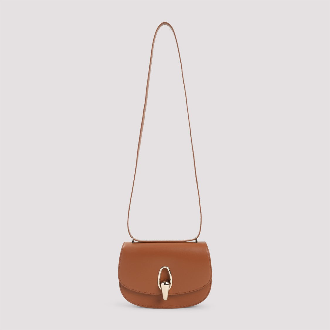 Giorgio Armani Brown Calf Leather Shoulder Bag