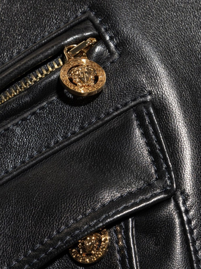 Versace Plongé Nappa Leather Jacket