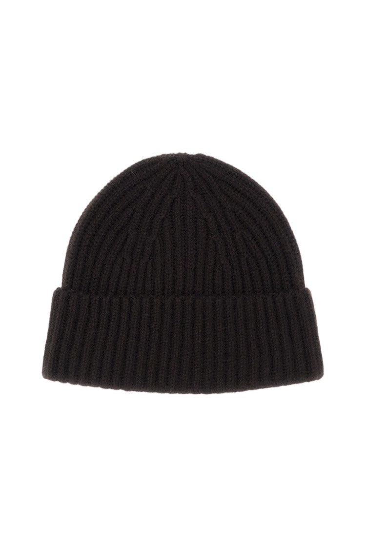 Lisa Yang Brown Martigny Ribbed Cashmere Hat
