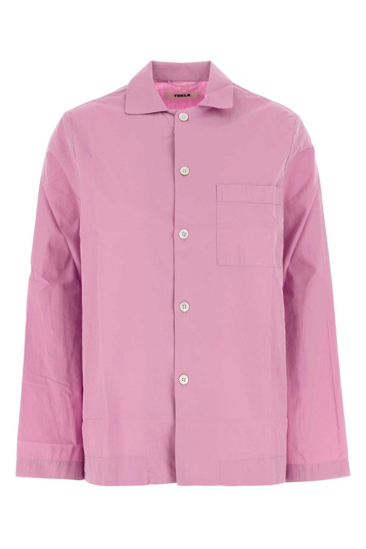 Tekla Pink Poplin Shirt