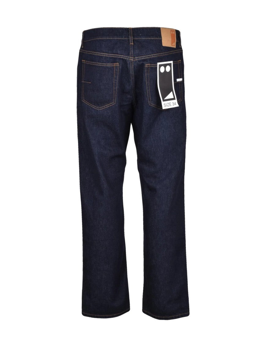 Grifoni Blue Cotton Jeans