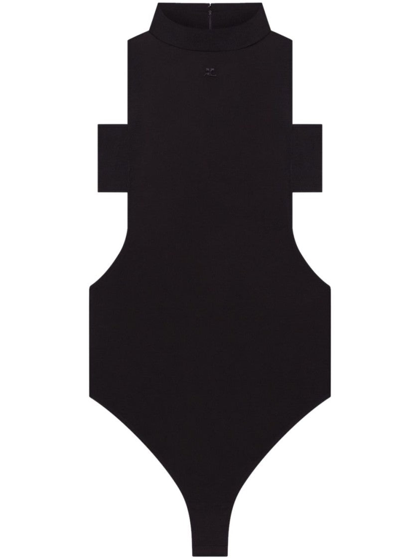 Courrèges Sleeveless Mock Neck Top