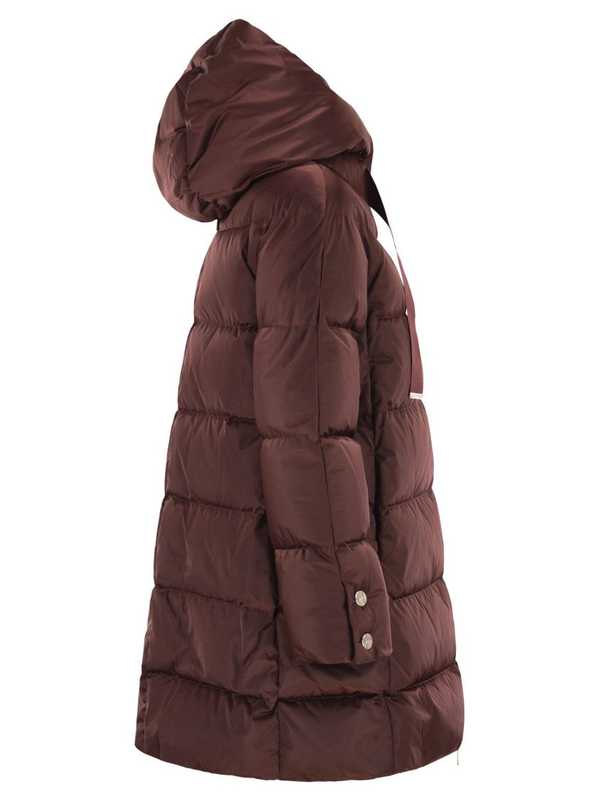 Herno A-Shape Down Jacket With Hood