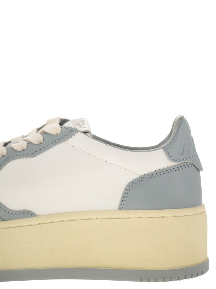 Autry Medalist Platform - Leather Trainers