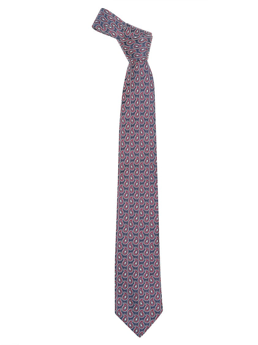 Etro Paisley Pattern Silk Tie