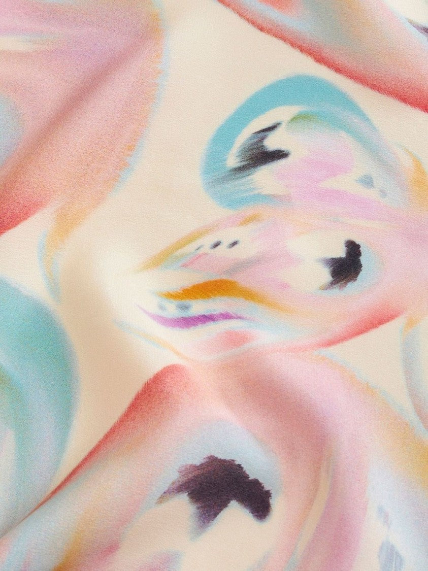 Etro Beige Silk Long Sleeve Shirt