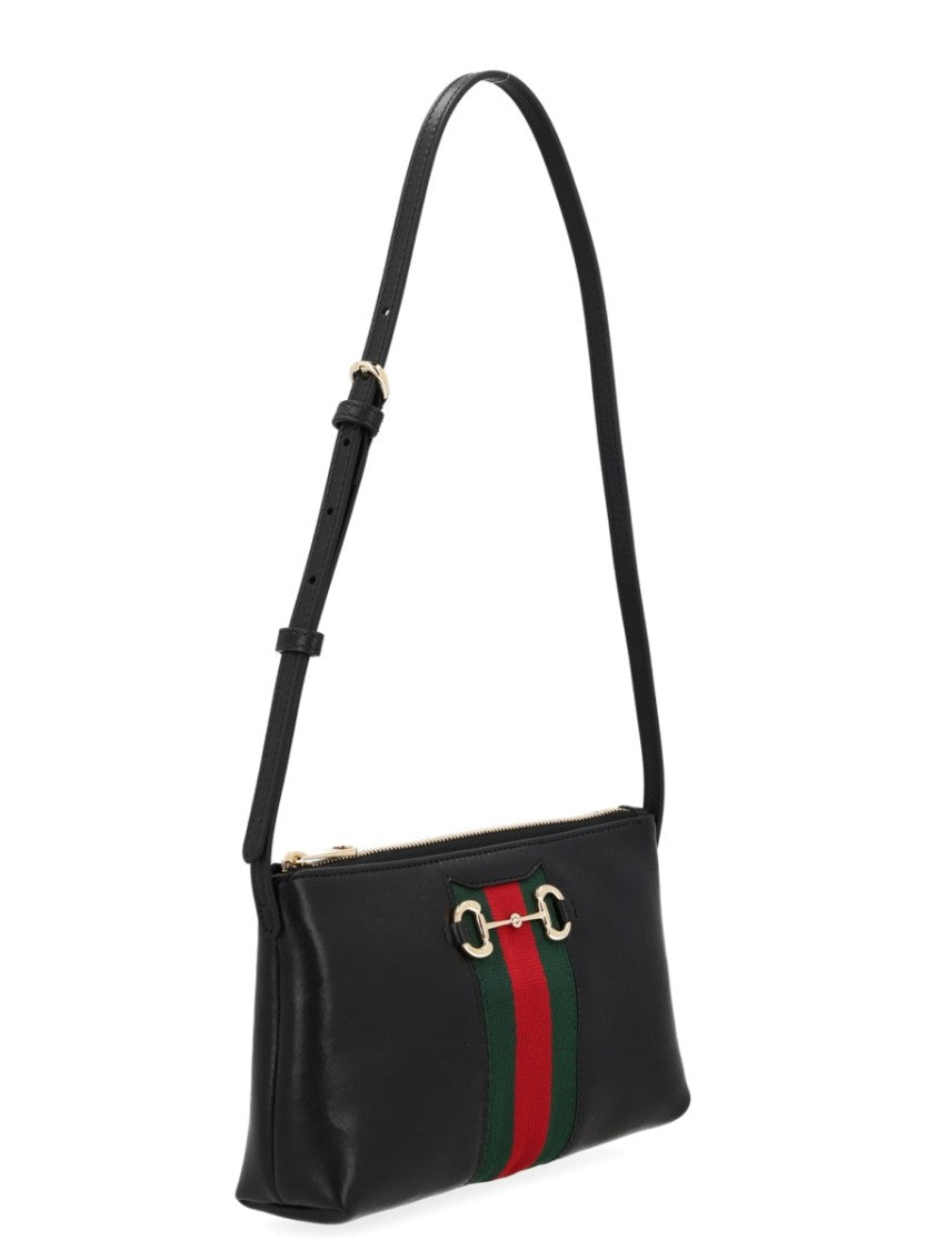 Gucci Mini Bag With Horsebit Detail And Web Stripe