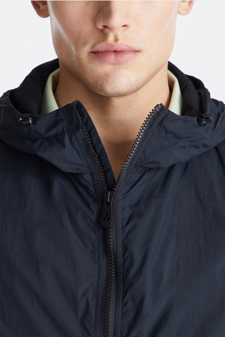 Peuterey Blue Nylon Quilted Down Jacket