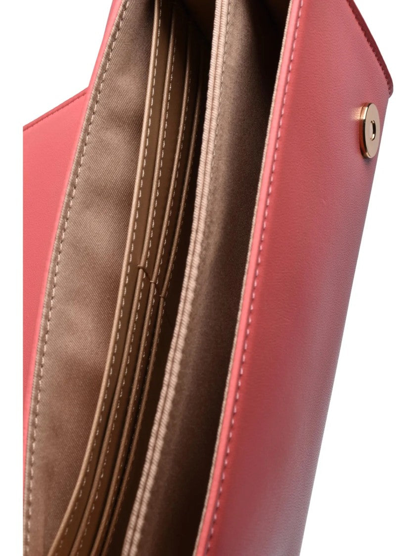 Love Moschino Shoulder Bag With Clip Closure And Gold-Tone Hardware