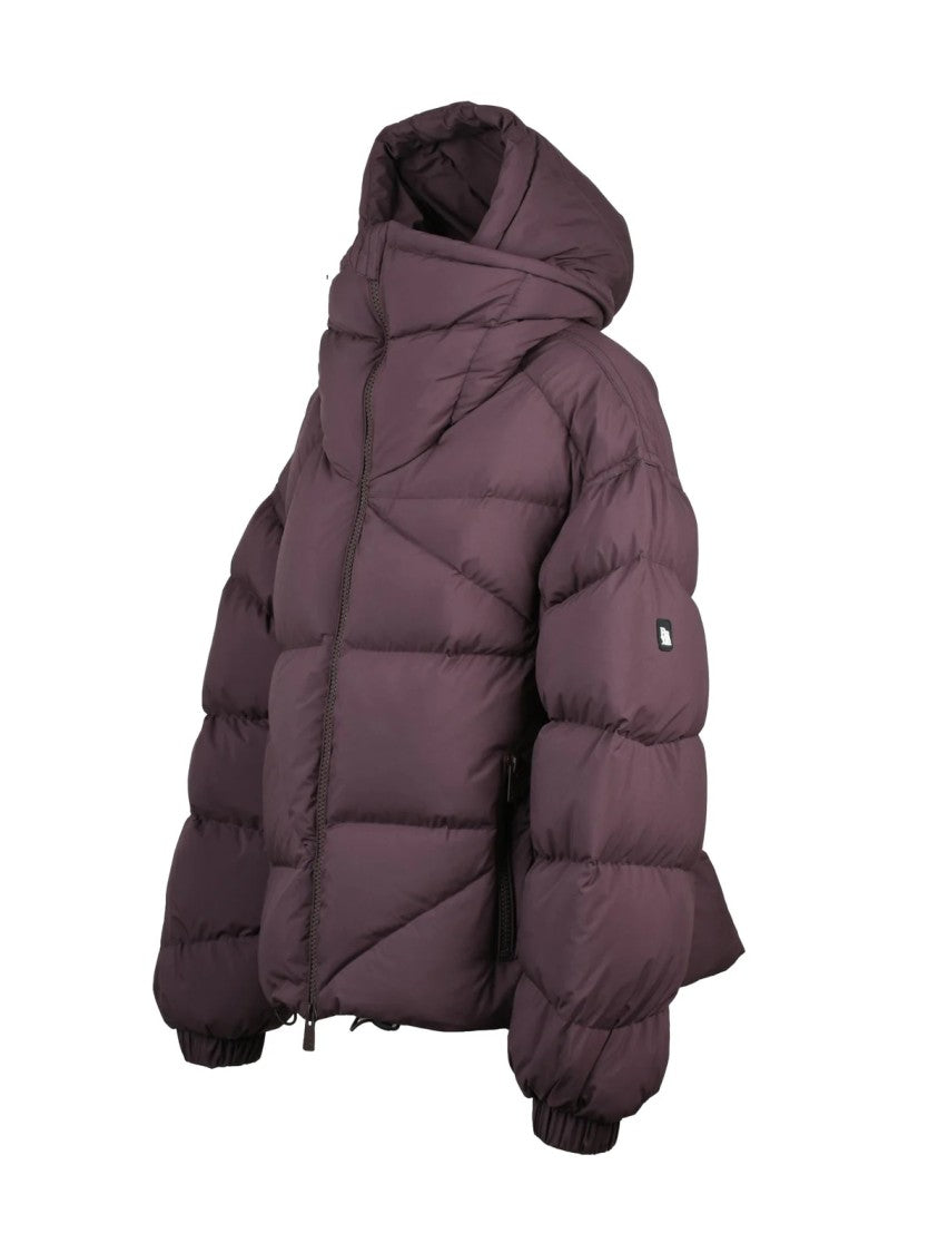 Bacon Deep Red Polyester Double B Down Jacket