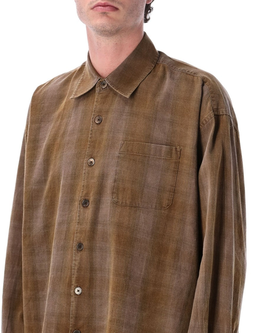 Our Legacy Borrowed Dakota Check Oversized Shirt