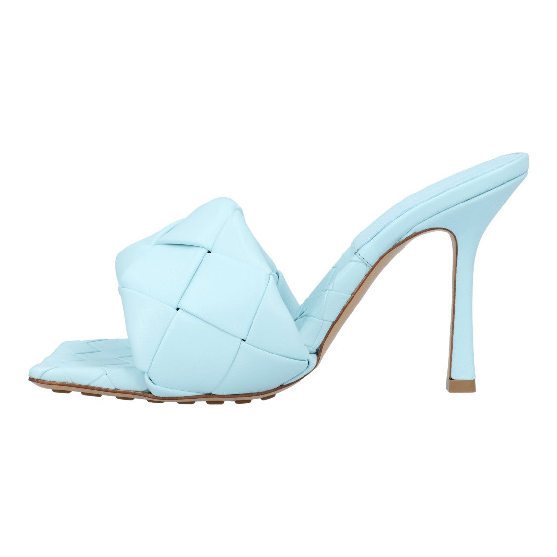 Bottega Veneta Lido Mule Blue