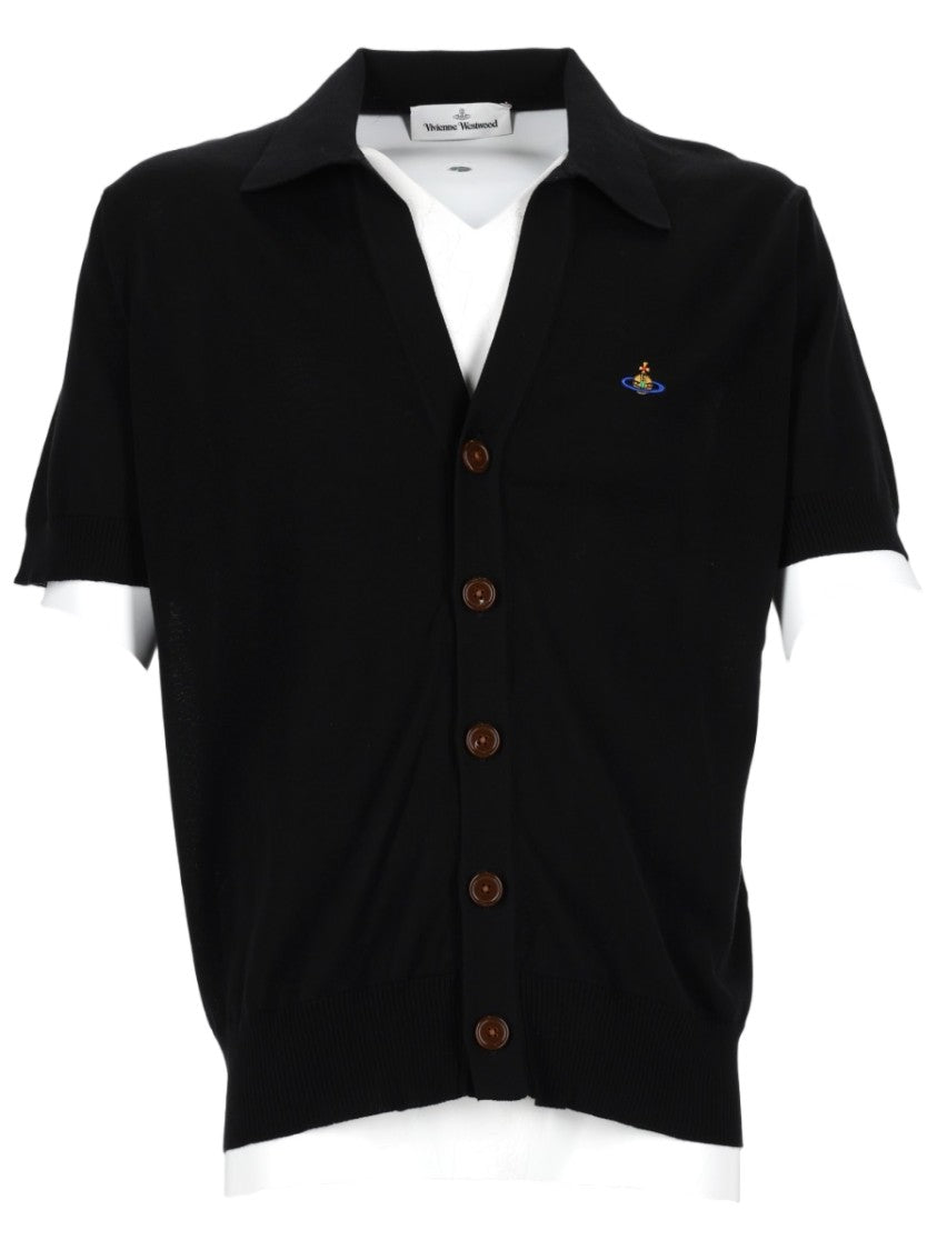 Vivienne Westwood Slim Fit Cardigan Polo Shirt