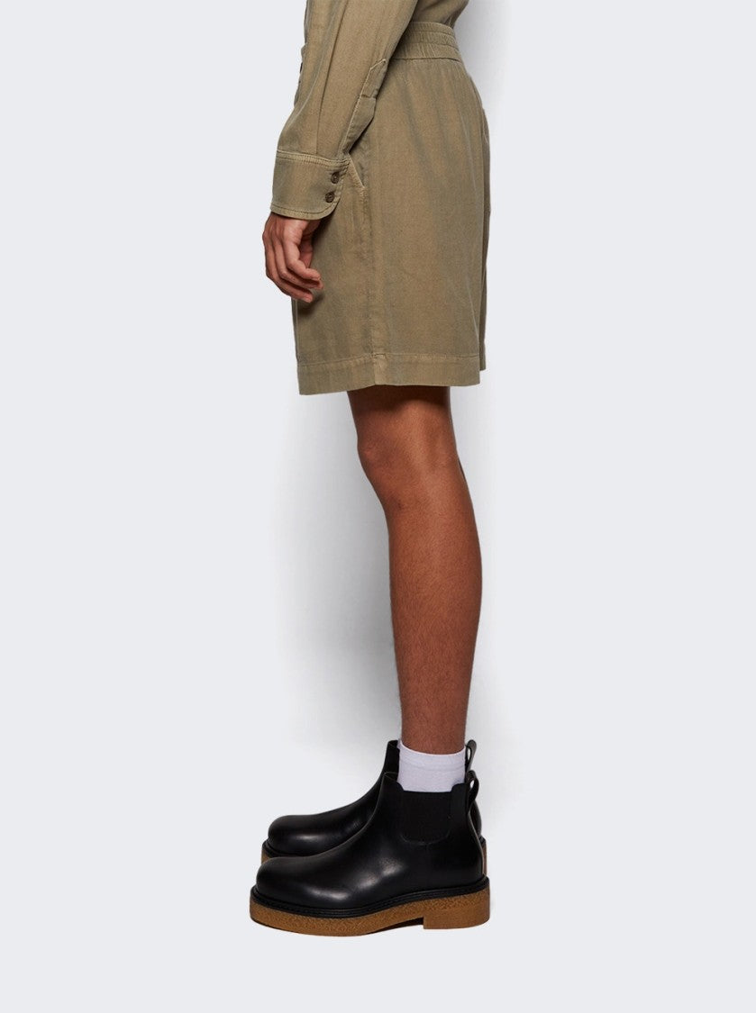 The Elder Statesman Early Dawn Crop Short New Olive