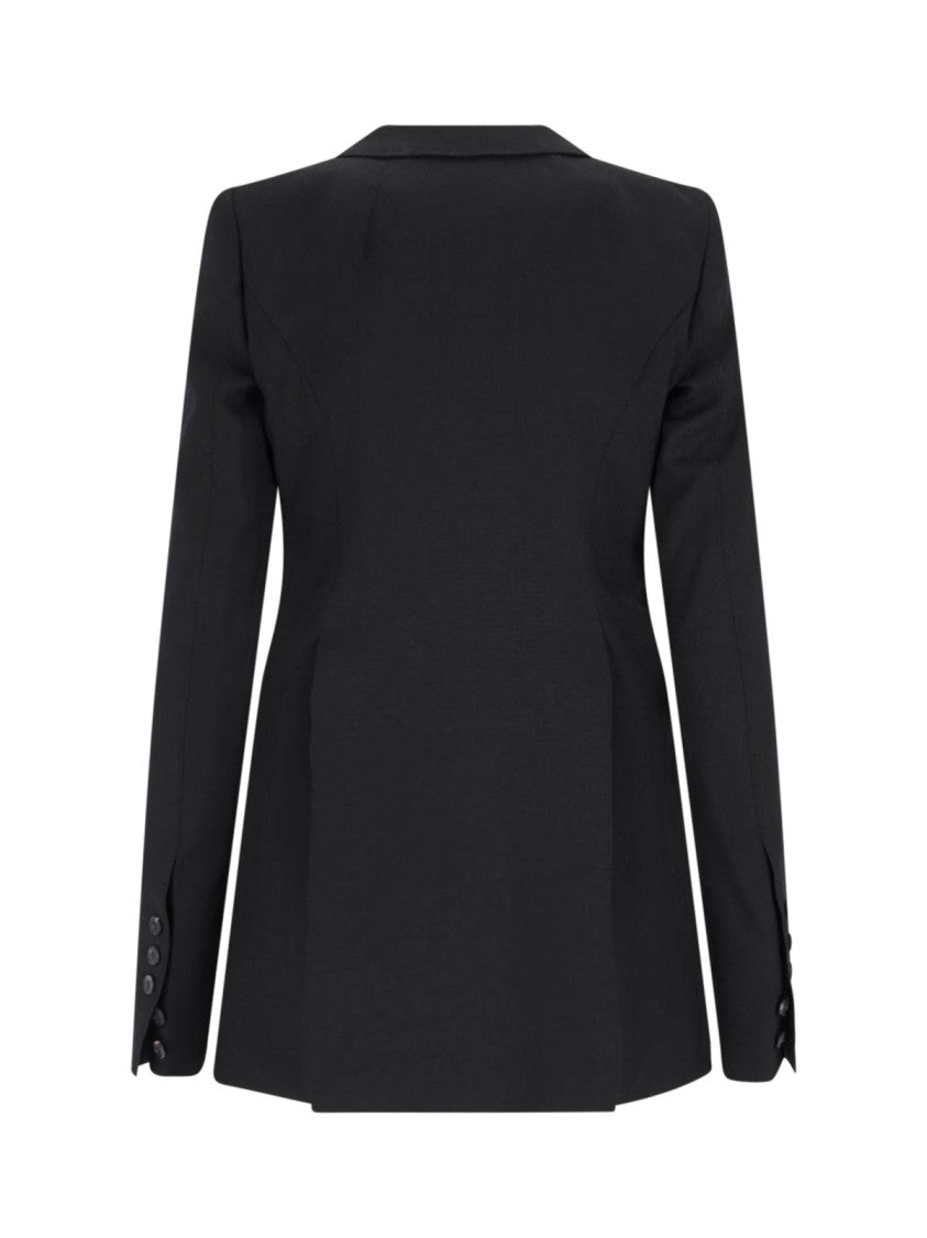 Rick Owens Single-Breasted Blazer – Black