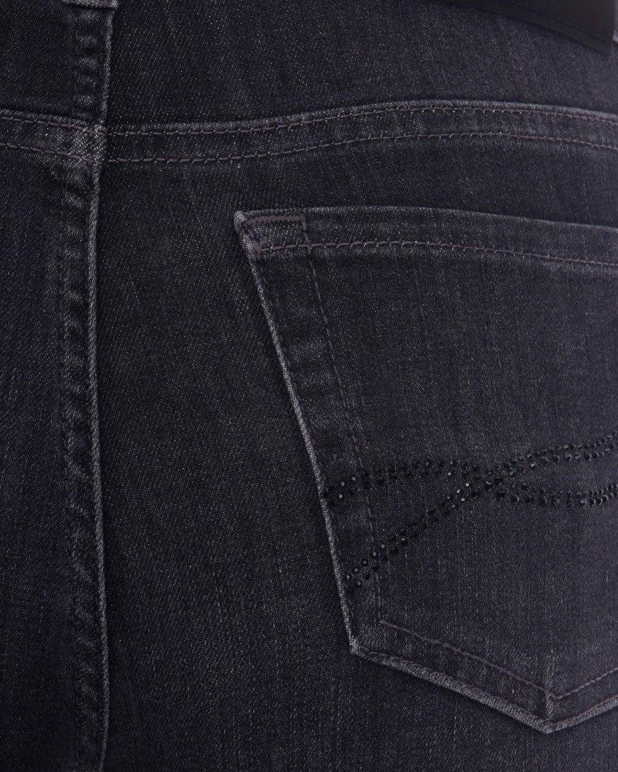 Liu Jo Black Sunshine Slim Cotton-Blend Jeans