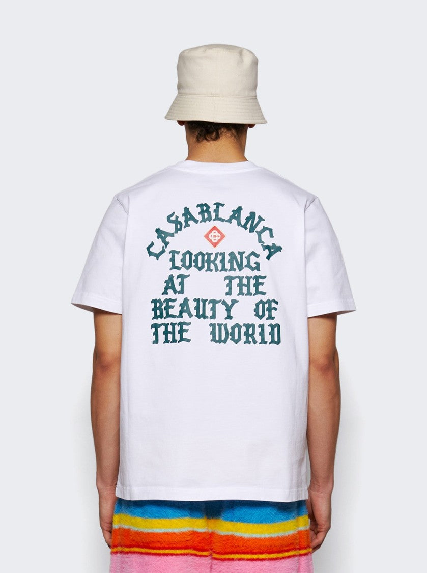 Casablanca Looking At The Beauty Of The World Tee White