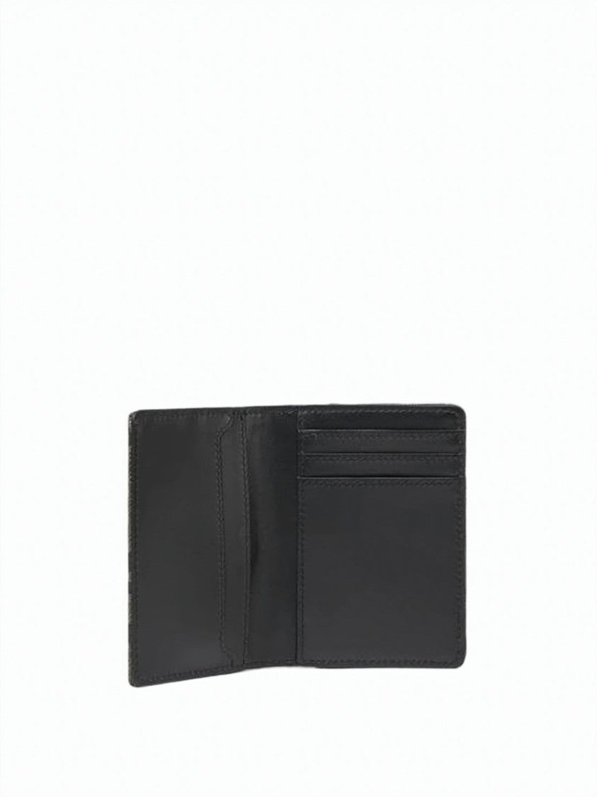 Fendi Textured Calf Leather Card Wallet