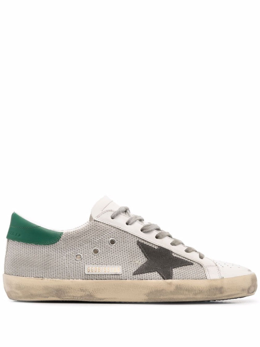 Golden Goose Mesh-Panelled Multicolor Sneakers With Heel Detail
