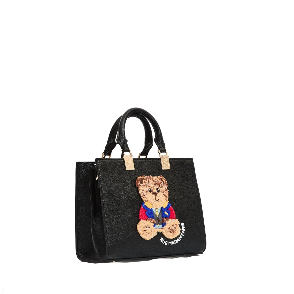 Rue Madame Mini Tote Orsetto Nera