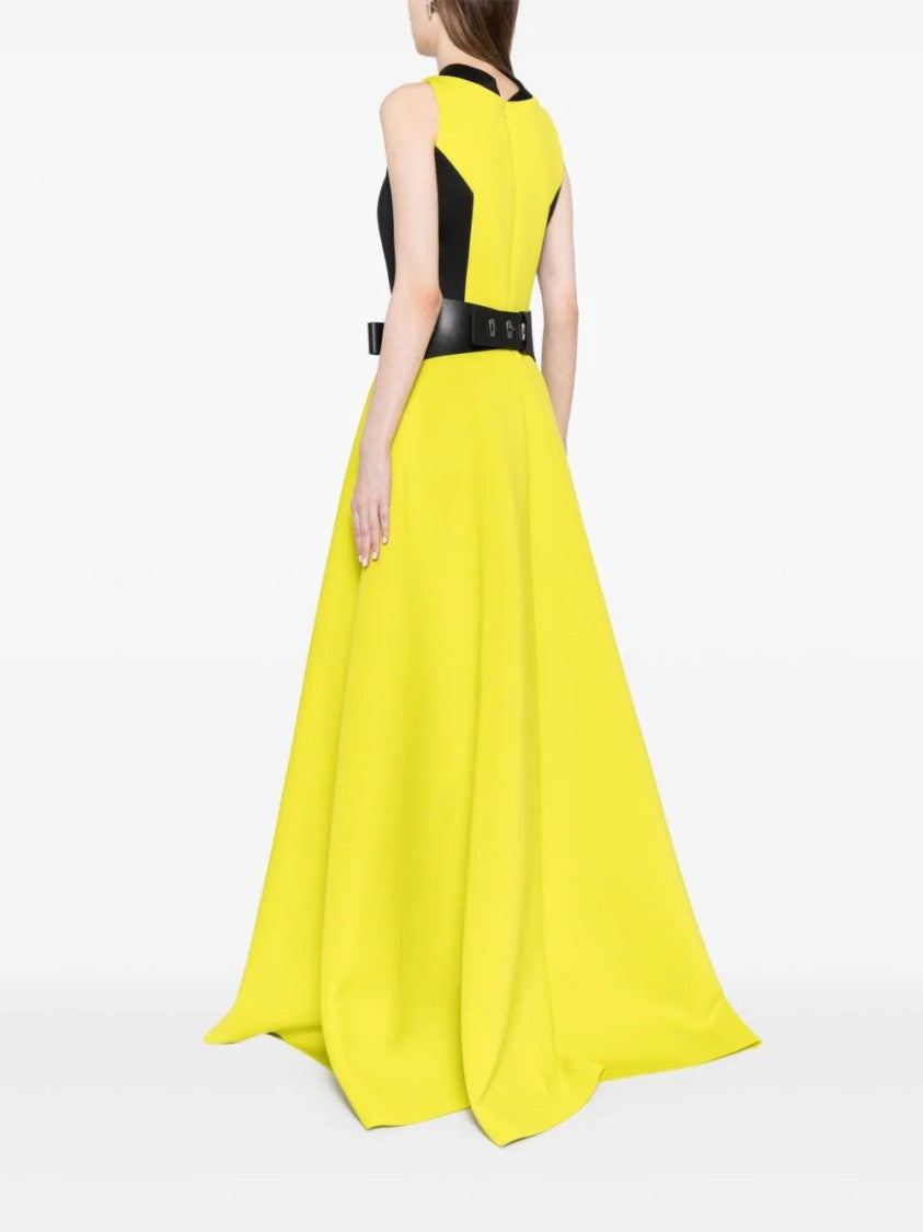 Saiid Kobeisy Neoprene Dress With Contrasting Cuts