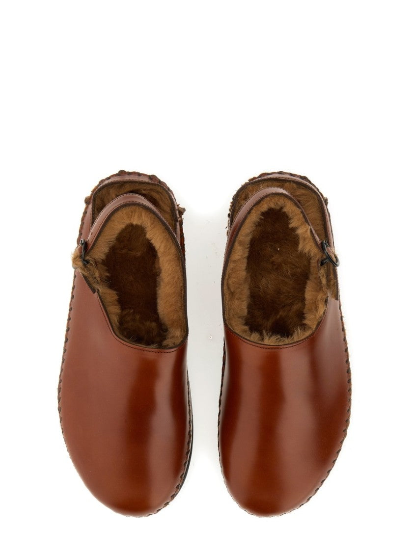 Hereu "Cargol" Shearling Slingback