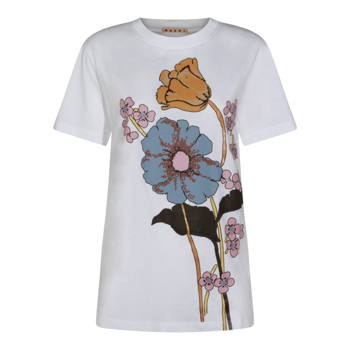 Marni Lily White Cotton T-Shirt
