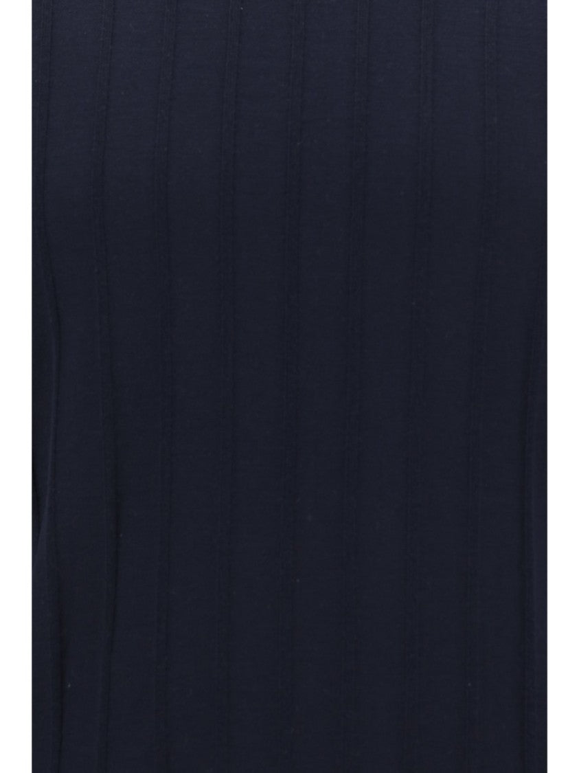 Paul & Shark Textured Ribbed Casual Sweater With Round Neck