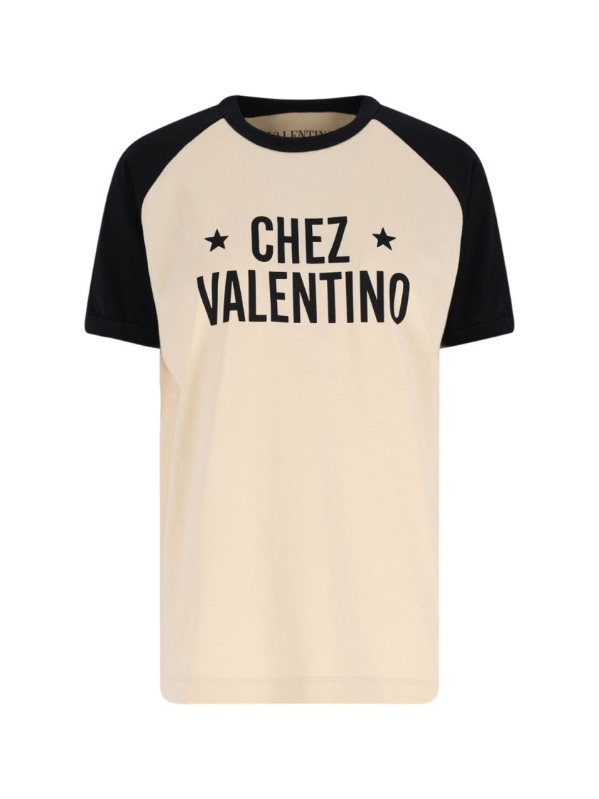Valentino "Chez" T-Shirt – Off-White