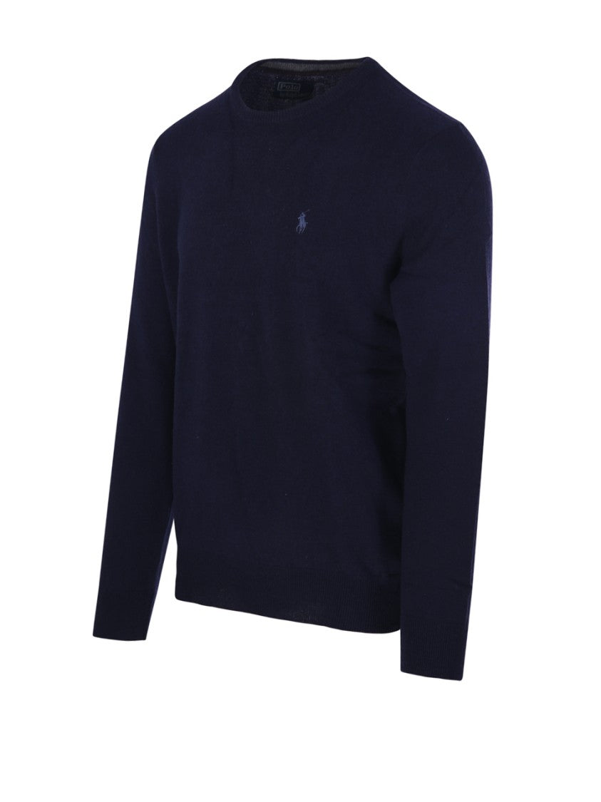 Polo Ralph Lauren Fitted Round Neck Wool Sweater