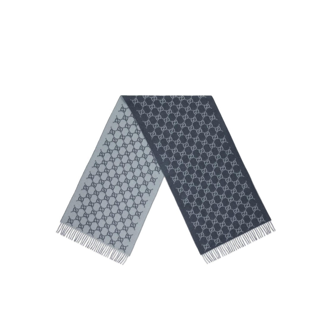 Gucci Blue Sc New Canvy Scarf