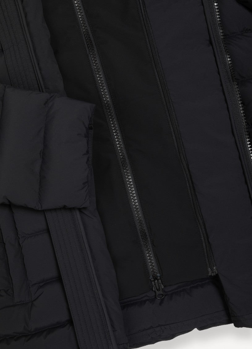 Colmar Originals Quilted Black Down Jacket With Hood